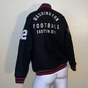 Washington NFL Team Apparel wool blend  jacket large enough for a S/M adult.